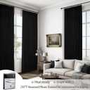 Thick Linen Viral Room Divider Black Out Curtains 90 Inch Long for Dorm, Modern Pinch Pleat Blackout Drapes 90 Inch Length 2 Panels Set Noise Cancelling Privacy Two Layer Windows Burg for Apartments