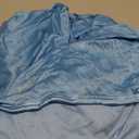 Topcee Cooling Blanket, Summer Cooling Blankets for Hot Sleepers, Arc-Chill Q-Max>0.5 Cool Fiber, Oeko-TEX 100% Certified, Soft, Breathable, Double-Side Bed Throw,Keep Cool for Adults Kids 50"x70" (Blue-new)