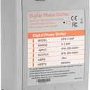 Single Phase to 3 Phase Converter7.5HP 220V 3 Phase Converter220V-240V Input/Output Digital Phase Shift for 7.5HP Motor