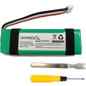 Battery Compatible with Charge 3 Battery GSP1029102A Replacement Charge3 3.7V 7000mAh (1-Pack)