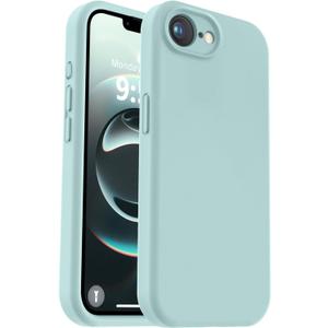 Vooii Compatible with iPhone 17e Case and for iPhone 16e Case, Liquid Silicone Upgrade [Camera Protection] [Soft Anti-Scratch Microfiber Lining] Shockproof Phone Case for iPhone 17e/16e 6.1" - Mint