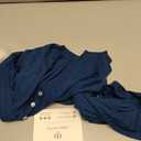 GYS Women's Bamboo Viscose Pajamas Set - Sleeveless Tank Top and Sleep Shorts Summer Pjs Lightweight Cooling Sleepwear, Ink Blue, Small