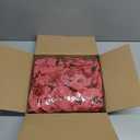 LELEE Rose Head Flowers with Stem - 108pcs Red Roses Artificial Flowers Bulk - Silk Rose Fake Flower for Wedding Bouquet Party Home Decor DIY Baby Shower Centerpieces Tables Decoration