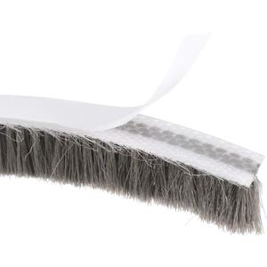 uxcell Brush Weather Stripping, Adhesive Felt Door Seal Strip Weatherstrip Door Sweep Brush for Door Window 394 Inch L X 0.31 Inch W (10000mm X 8mm) Gray