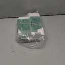 ReliThick 50 Set Candle Gift Box Transparent Gift Packaging for 4-10 oz Candles 50 Paper Thank You Tag for Wedding Birthday Baby Shower Party Favor, 3.35x3.35x3.94 in(Green,Christmas Tree)