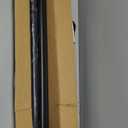 Tension Curtain Rod 51-165In(4.25-13.75Ft), Extra Long Outdoor Curtain Rod No Drilling for Window or Bathroom Patio, Adjustable Spring Shower Rod, Easy to Install Never Rust, Rod Diameter 1.26In-Black