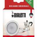 Bialetti Spare Parts, Includes 3 Gaskets and 1 Plate, Compatible with Moka Express, Fiammetta, Break, Happy, Dama, Moka Melody, Alpina, Moka Timer and Rainbow (3/4 Cups)