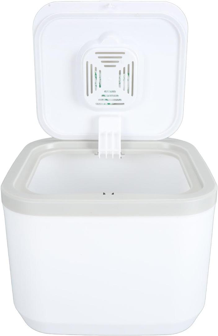 Rice Storage Container, 50 Lb Capacity, Airtight Food Box with Lid, Stackable Design, ABS Material