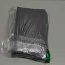 Wolkemer Small Oval Tablecloth 52 x 70 Inch Washable Fabric Table Cloth Solid Grey Table Cover for Dining Wedding Party Banquet Tabletop Decoration