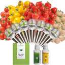 inbloom Fruit Seed Pod Kit for AeroGarden, Ahopegarden Hydroponics Growing System, 7-Pods (350 Seeds+, Include Red Cherry Tomato, Golden Cherry Tomato, White Strawberry, and Red Strawberry)