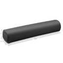 Saloniture 3/4 Round Massage Table Bolster Under-Knee Pillow Pad - 26 x 6 x 4-1/2 Inch - Black
