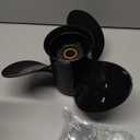 Propeller 12 3/4X21P for Mercury Black Max Outboard 40 50 60 70 75 80 90 100 115 125 140 HP Boat Motor Engine Parts Aluminum Prop 12.75X21 Pitch RH 15 Spline Tooth with Flo-Torq II Hub Kit 77348A45