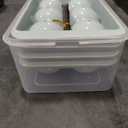 WIBIMEN Large Ice Cube Molds, Big Round Whiskey Ice Cube Trays for Freezer, Easy to Fill & Release, Whiskey Bourbon Cocktail(2.5In*6 Balls- Blue/2 Pack)