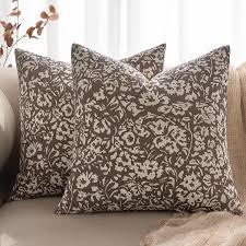 Pillow Cases 2 Pack Brown 20" x 20"