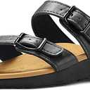 Mysoft  Women's Arch Support Slide Sandals Adjustable Orthopedic Flip Flops Comfortable Walking Summer Shoes, 11