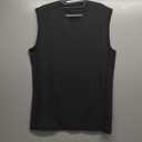 Gym Tank Top for Men Workout Quick Dry UPF 50+ Sleeveless Muscle Shirt for Swim Athletic Sport Active, Black XL