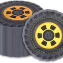 100 Pcs Tire Napkins, Race Car Party Supplies, Two Fast Party Decorations, Wheel Paper Napkins for Race Car Themed Birthday Party, Construction Birthday Party, Fast One Bday
