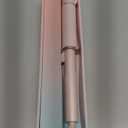 1.5 Inch Extra Large Curling Wand for Long Hair - Ceramic Tourmaline Barrel with 40000000 Negative Ions, Defined Curls and Easy to Use with Temperature Control for All Hair Types (Pink)