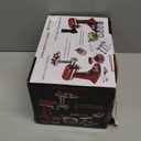 2 Set Meat Grinder & Cheese Grater Attachment for KitchenAid Stand Mixer, with 4 Grinding Plates, 3 Metal Sausage Stuffer Tubes, 4 Slicer Shredder Attachment, Burger Press and 3 Blades