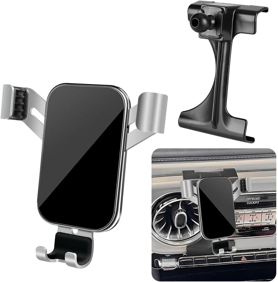 Car Phone Holder for Mercedes Benz G-Class 2025 G550 G580 G63 W463 G Wagon Auto Interior Accessories Best Cell Phones Mount Cellphone Mobile Cradle Charging Navigation Screen Stand Accessory