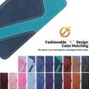 for Samsung Galaxy s22 6.1" Wallet Case, Flip Case with RFID Blocking Credit Card Holder, PU Leather Matching Phone Case for Samsung S22,Blue Green