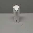 LAOPAO Soap Dispenser, Automatic Foaming Hand Soap Dispenser Touchless Rechargeable Bathroom Countertop Soap Pump for Kids Xmas Gift 300ml (White)