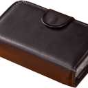 Easy Comforts 14 Day Pill Holder, Travel Case Medication Reminder Pill Box with Detachable Compartments, Black