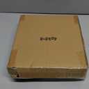 KINLINK 8x8 Picture Frame White Set of 4, Wooden Square Photo Frames Matted 4x4 with Plexiglass for 4x4 with Mat or 8x8 without Mat for Table and Wall Display