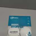 Neoera Door Stopper Wall Protector (4Pack) 3.15" Larger Rubber Door Handle Bumper, Wall Protectors with Premium Self Adhesive Sticker for Protecting Wall (White)