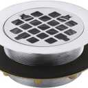 KOHLER K-9132-CP Shower Drain, One Size, Polished Chrome