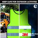 2 x SIFE Kids' Safety Vest for Young Explorers,6 Color Options,Compatible with 3M Technology (Pink, XS)