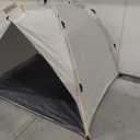 Canopy Shade Tent for Large XL XXL Jumbo Elevated Raised Dog Bed Cots, Quick Setup & No Assembly Needed, Outside Outdoor Cooling Camping Pet Sun Umbrella, Gray 70"X55" (Cots Not Included)