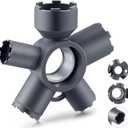 Enhon 10 in 1 Faucet Aerator Removal Tool, Kitchen Sink Aerators Tool Hidden Threaded Aerator/Aerator with Housing (Cut Edge & Round), M16.5/M18.5/M21.5/M22/M24/M28 Kitchen Sink Aerators Key