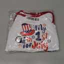 RONGTAI My First 4th of July Baby Girl Outfit Independence Day Tutu Skirt Short Headband Set 0-18 Months/
12-18 Months
