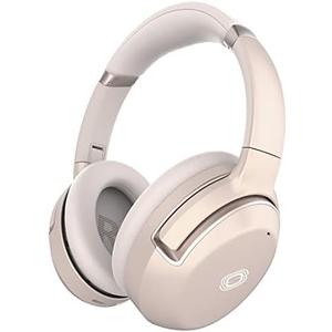 USOTSO Bluetooth Headphones Over Ear Headphones Noise Cancelling with Mic, 80H Playtime and Stereo Surround Sound Wireless Bluetooth Headset for Home Office Cellphone PC, Rosegold