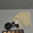 Bald Cap Halloween Makeup Kit for Men & Woman, Complete Bald Cap Costume Character Set, Realistic Bald Cap Kits for Cosplay Make Up, SFX Makeup, Dress-Up Party, Stage, Theater & Film