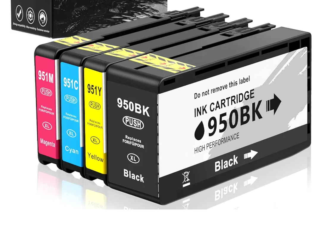 INKMOKER 950XL 951XL Ink Cartridges Combo Pack Compatible for HP 950 XL 951 XL Ink Cartridge Replacement for HP OfficeJet Pro 8600 8610 8620 8100 8630 8660 8640 8615 276DW 251DW (5Pack)