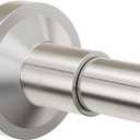 Bonpally Shower Curtain Rod 32-75 Inches Adjustable, Non-Slip Spring Tension Shower Rod Stainless Steel for Bathroom, No Drilling, Brush Nickel