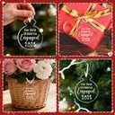 Our First Christmas Engaged Ornament 2025  Engagement Gifts for Couples  Glass Engagement Party Decoration for Women, Fianc, Bride-to-Be  Christmas Tree Keepsake Decor