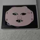 Red Light Therapy Mask for Face and Neck, 7 Colors Led Face Mask Light Therapy with Eye Protection and Remote, Rechargeable Ergonomic Design for True Anti-Aging Skincare at Home