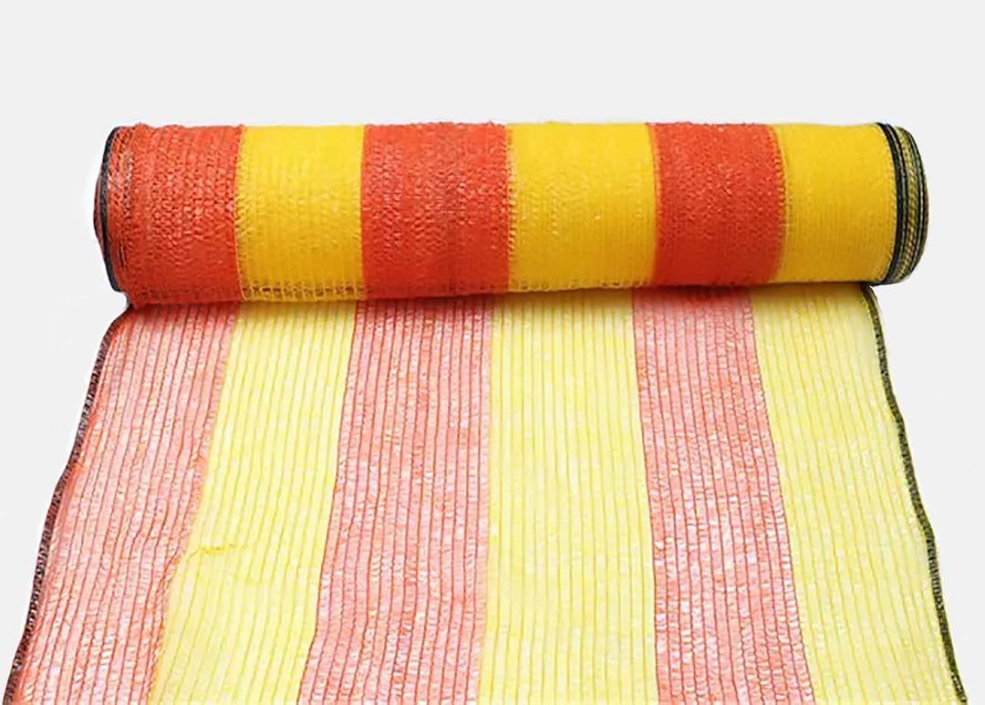 Orange Safety Fence 3.3' x 164' Construction Barrier Netting - High Visibility Orange Yellow Mesh Fence Roll, Heavy Duty HDPE Safety Fencing for Construction, Snow Fence, Temporary Barrier