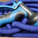 Expandable Garden Hose 150 ft Water Hose with 10 Function Spray Nozzle, Lightweight Flexible Hose with 3/4 Inch Solid Fittings and 4-Layer Latex Core, 150ft Retractable Stretch Hose (Blue)