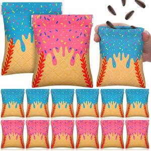12 Pcs Baseball and Softball Seed Pouch Bags for Team, 3.54 x 4.72 inches