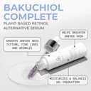 COSMEDIX Bakuchiol Complete Plant-Based Retinol Alternative Face Serum - Hydrating Serum for Fine Lines, Wrinkles & Uneven Skin Tone - Facial Skin Care for Brighter, Firmer & Fresh-Looking Skin