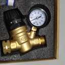 STMOUTUO RV Water Pressure Regulator for RV Camper. Brass Lead-Free Adjustable Camper Water Pressure Regulator with 0-160 PSI Gauge Reducer Valve W FilterPackage includes 1 raw tape for water pipes.