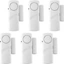 6 Pack Door Window Alarm, Magnetic Burglar Alert Sensor, Loud Door Alarms for Kids Safety, DIY for Home Security, Office Protection,Shopping Store AAA Battery