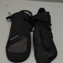 Winter Ski Mittens for Men Women Cold Weather- Warm Snowboard Mittens Gloves Waterproof Snow Sports Mitts Gloves (Small-Medium, Gray)