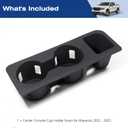 1797 Cup Holder Insert fit for Ford Maverick 2022 2023 2024 2025 Accessories Interior Center Console Silicone Waterproof