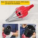 DAYUAN Pneumatic Air Power CV Joint Boot Expander Install Installation Removal Tool for Rubber CV and Steering Boots, Not Suitable for Plastic (PVC) Boots