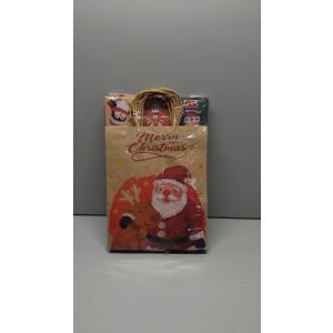 24Pcs Kraft Gift Bags - Medium Christmas Paper Bags with Handles